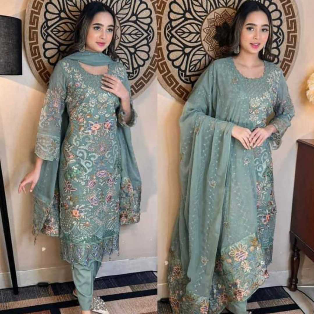 Premium,4part,Georgette,Suit