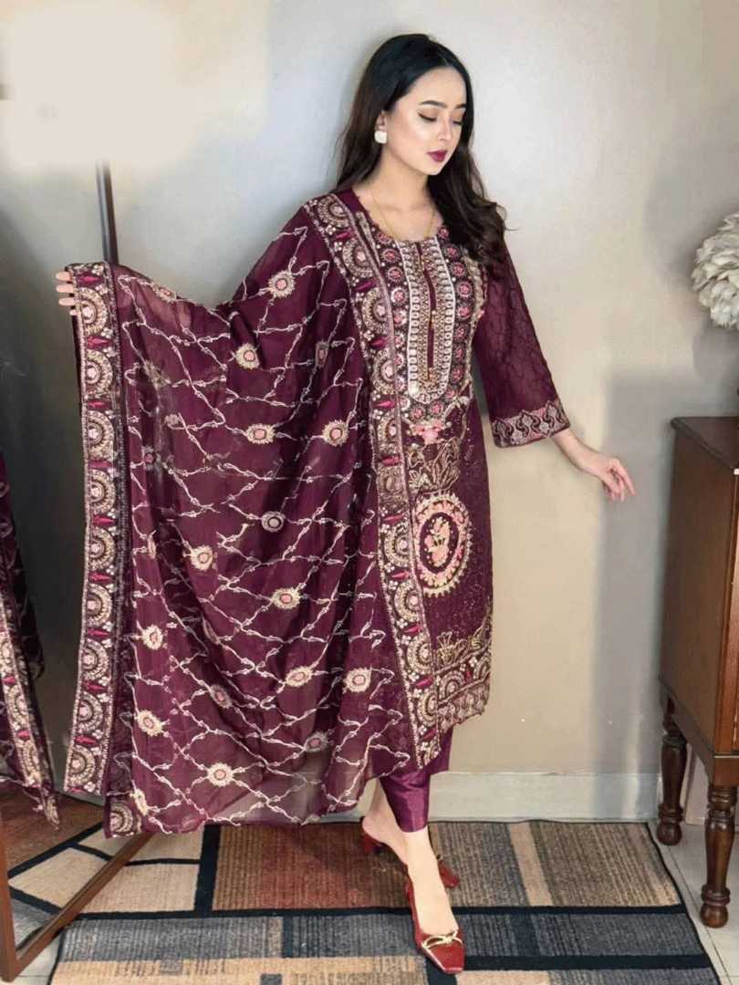 Premium,4part,Georgette,Suit