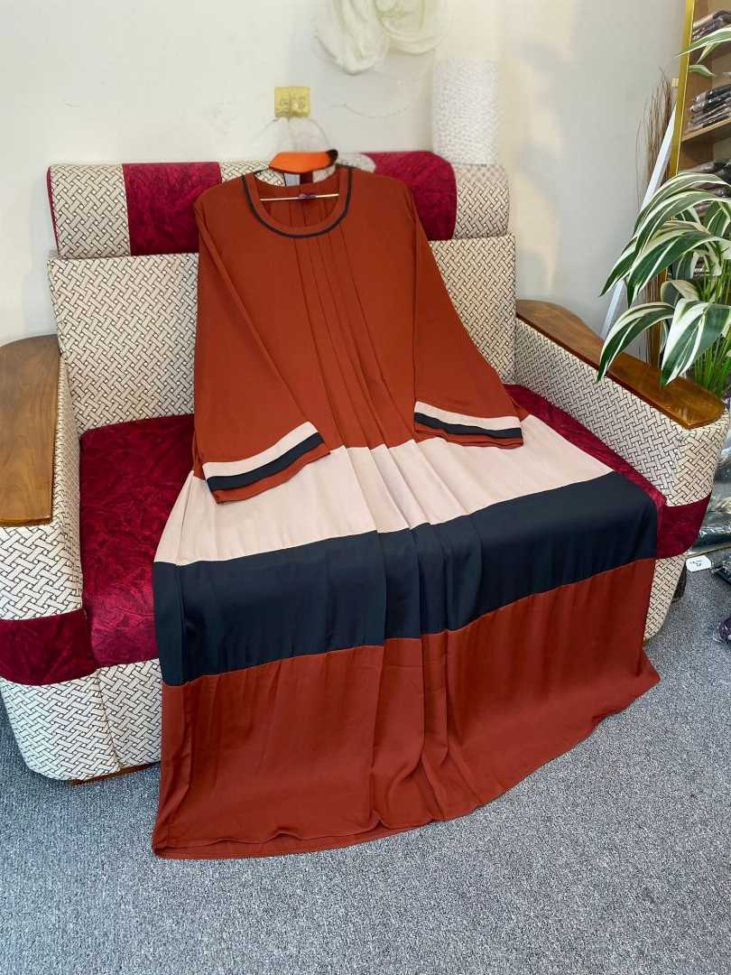 3,Colour,Dubai,Cherry,Abaya,(হিজাব,ছাড়া)