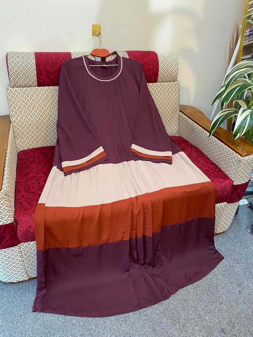 3,Colour,Dubai,Cherry,Abaya,(হিজাব,ছাড়া)