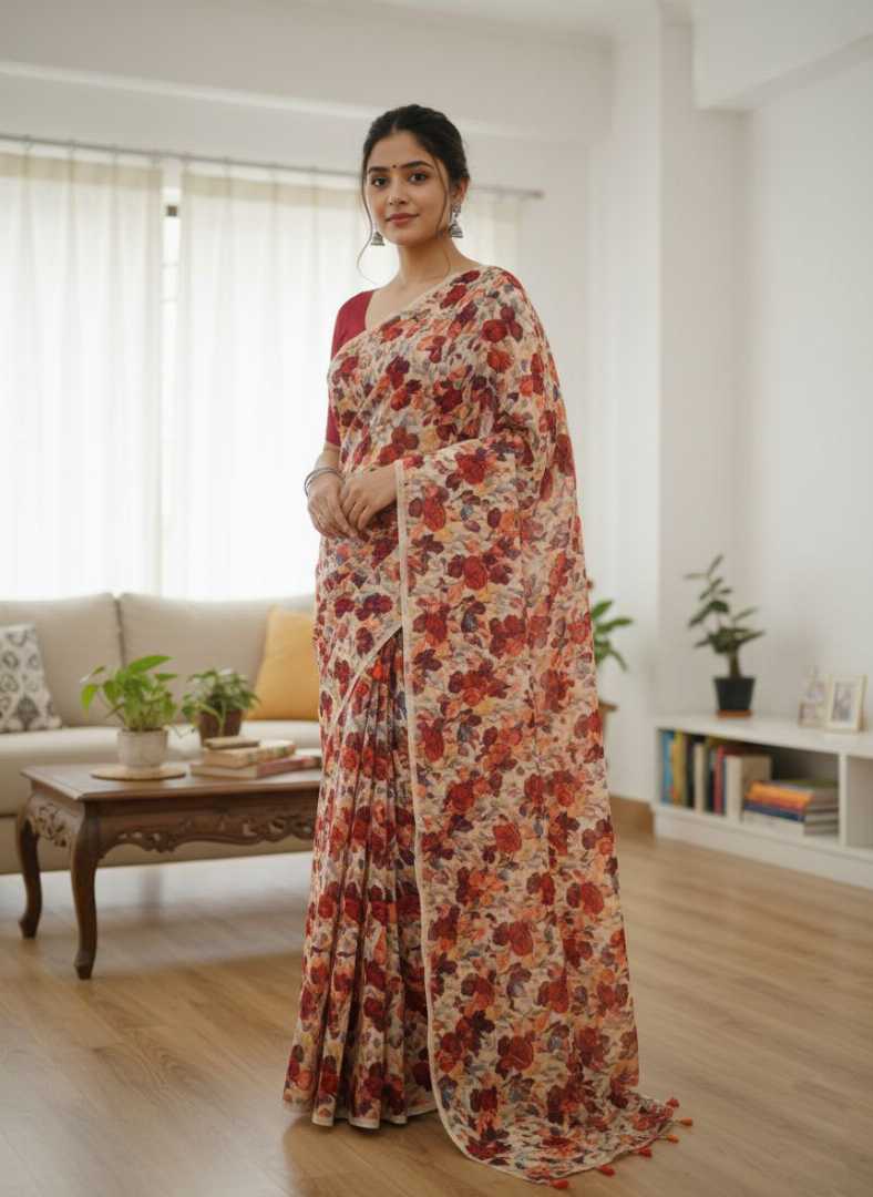 ডিজিটাল,প্রিন্ট,জর্জেট,শাড়ি