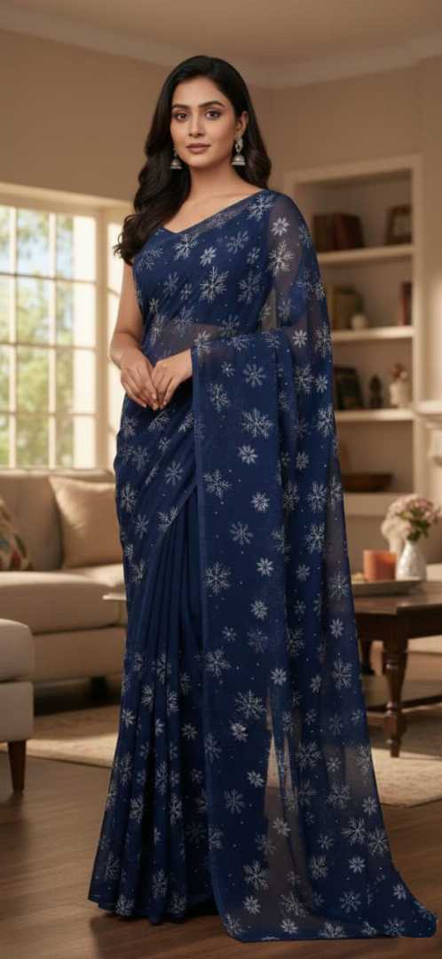 ডিজিটাল,প্রিন্ট,জর্জেট,শাড়ি