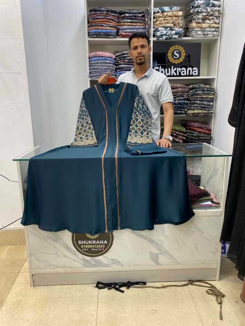 Marwa,Embroidery,Jafran,Borka