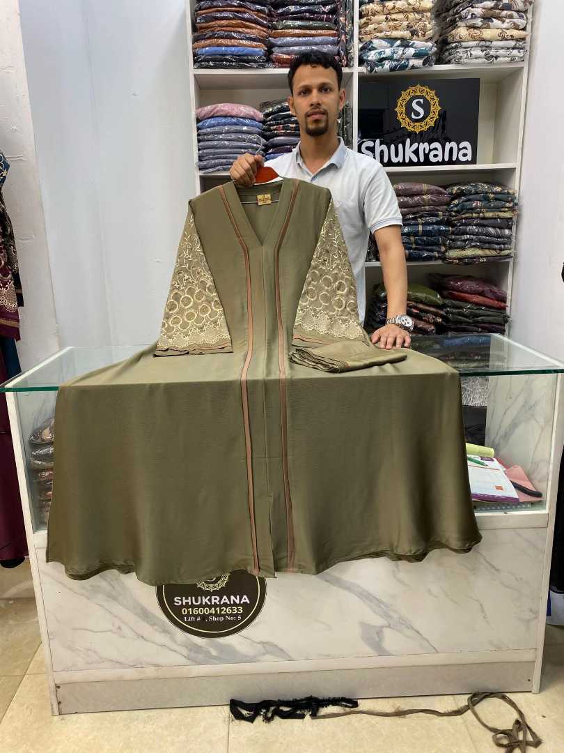 Marwa,Embroidery,Jafran,Borka