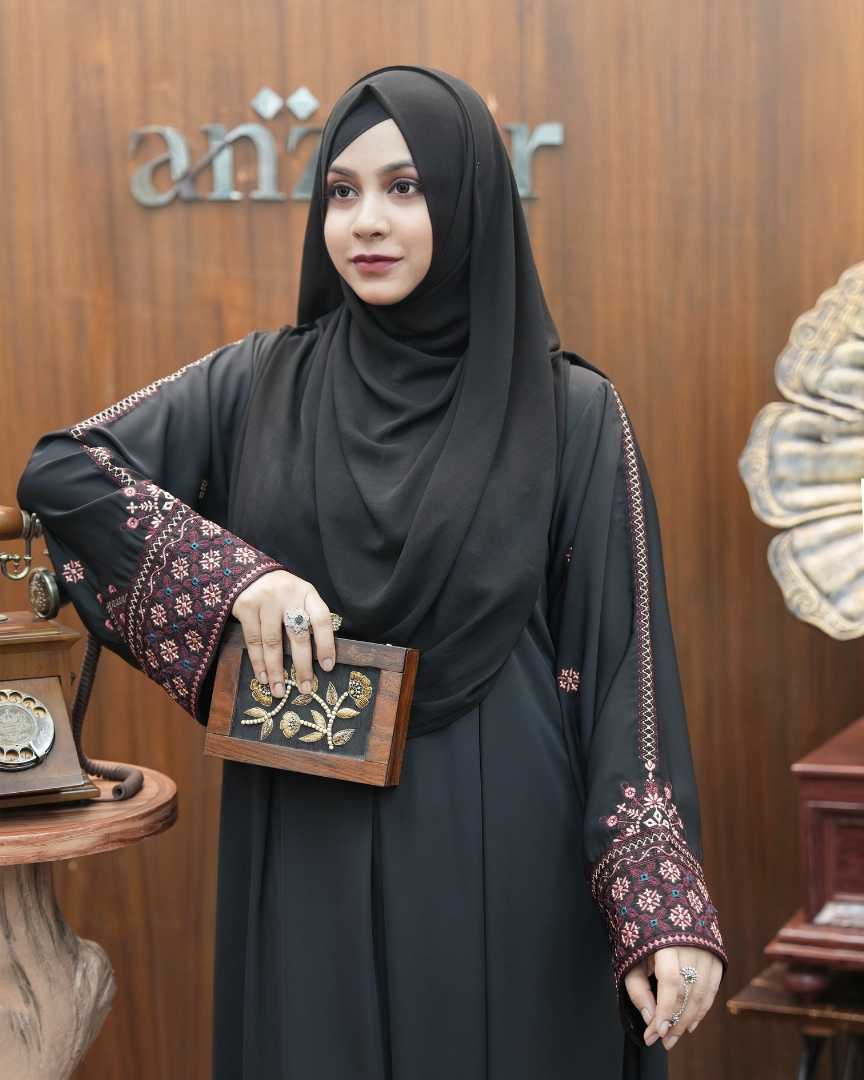 Premium,Embroidery,Borka,(হিজাব,ছাড়া)