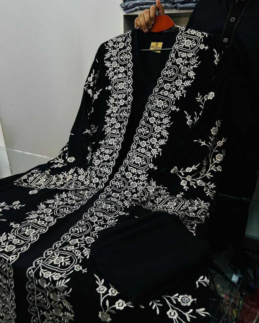 Sanjida,Embroidery,Three,Part,Abaya